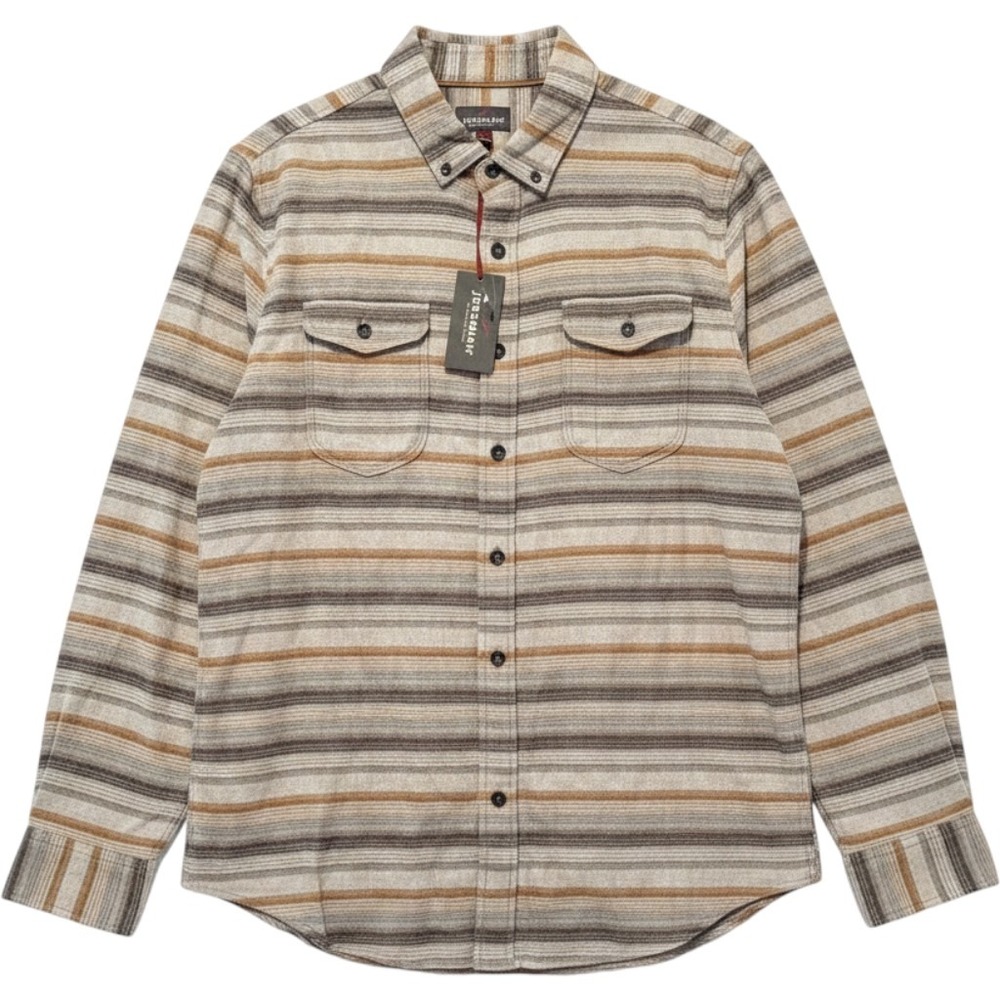 Jeremiah American Legacy Shirt Men's Medium Brown Long Sleeve Button Down NEW